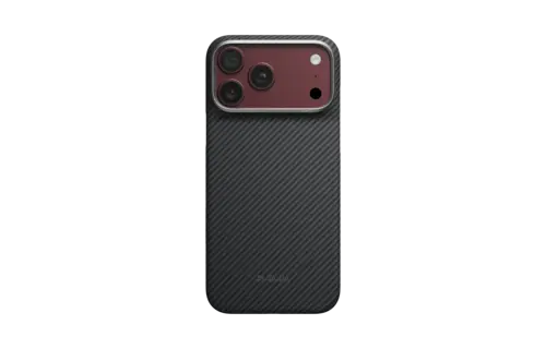 Pitaka Ultra Slim PitaTap MagSafe Case for iPhone 18 Pro / 17 Pro - Black/Grey