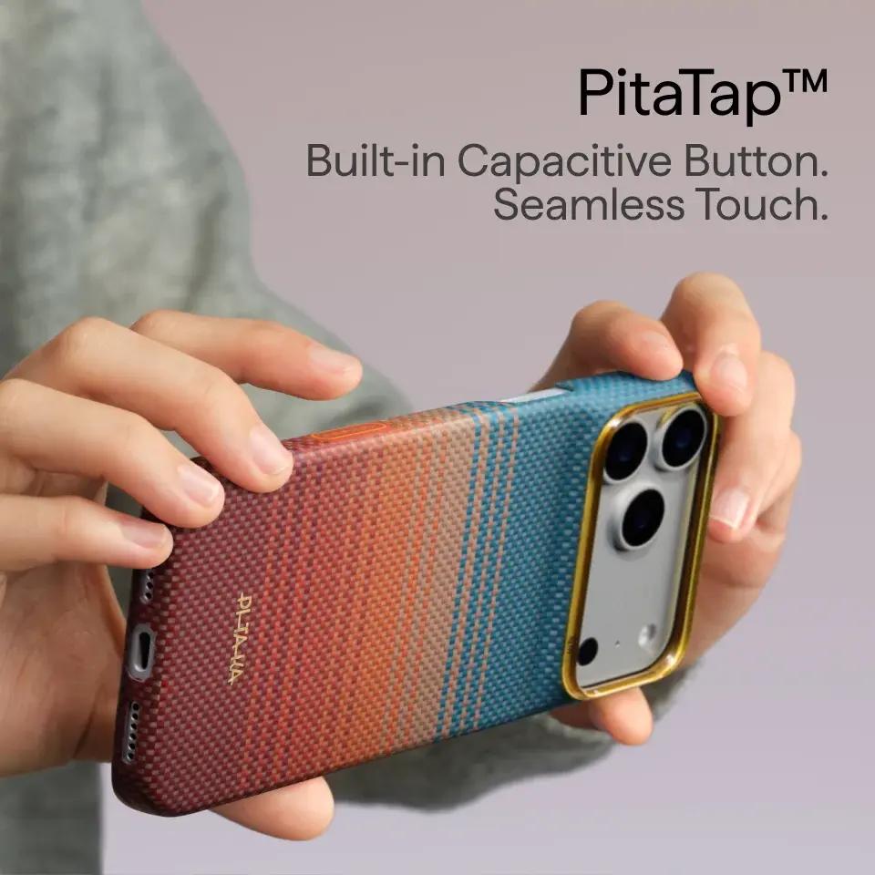 Pitaka Ultra Slim PitaTap MagSafe Case for iPhone 18 Pro Max / 17 Pro Max - Sunset California Dream