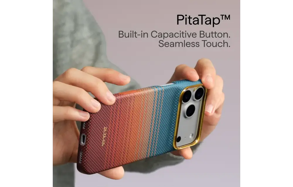 Pitaka Ultra Slim PitaTap MagSafe Case For iPhone 18 Pro / 17 Pro - Sunset California Dream
