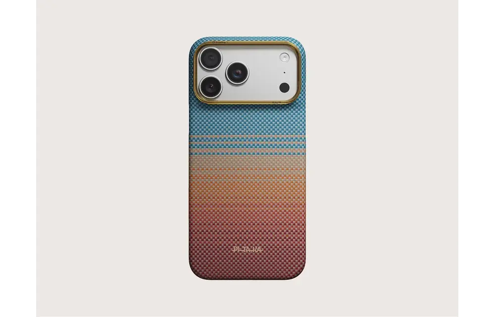 Pitaka Ultra Slim PitaTap MagSafe Case For iPhone 18 Pro / 17 Pro - Sunset California Dream