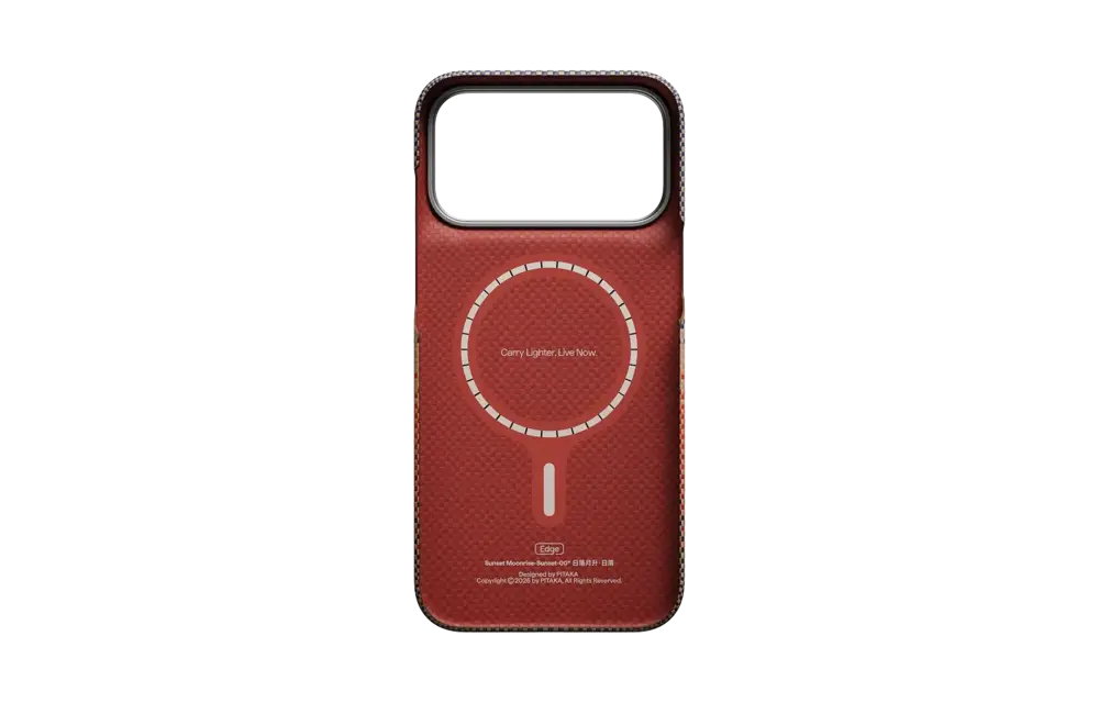 Pitaka Ultra Slim PitaTap MagSafe Case for iPhone 18 Pro Max / 17 Pro Max - Sunset