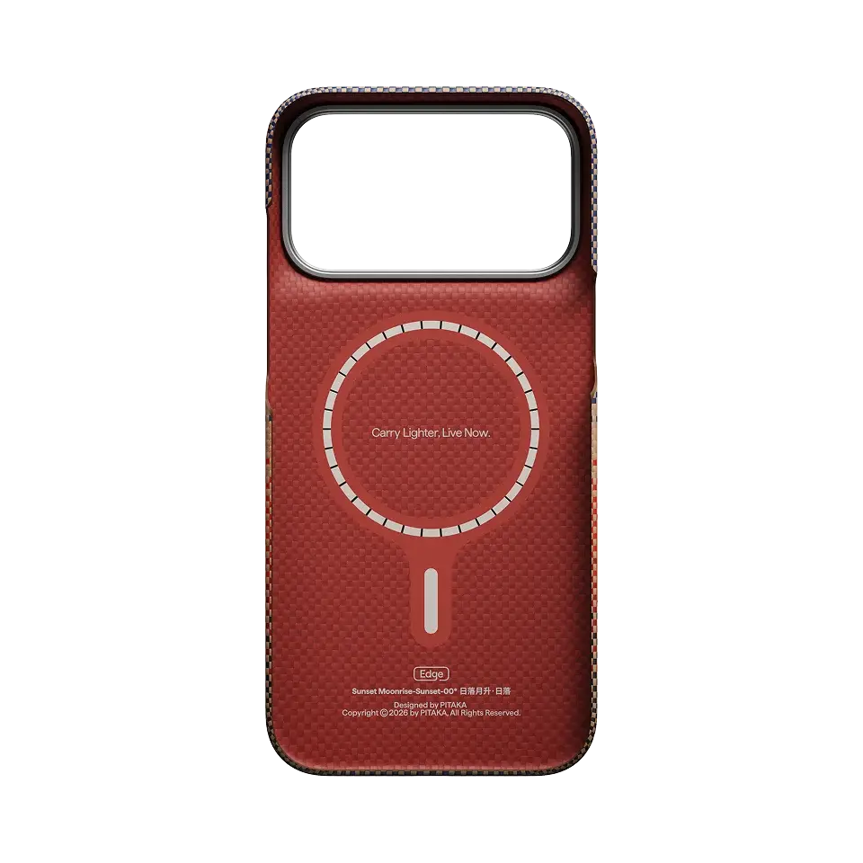 Pitaka Ultra Slim PitaTap MagSafe Case for iPhone 18 Pro Max / 17 Pro Max - Sunset