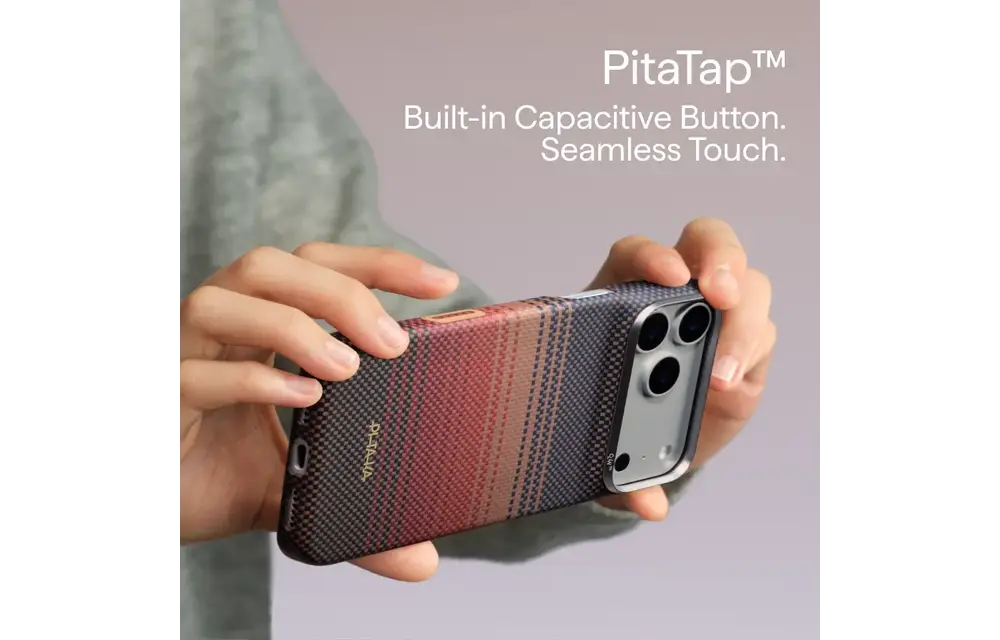 Pitaka Ultra Slim PitaTap MagSafe Case for iPhone 18 Pro Max / 17 Pro Max - Sunset