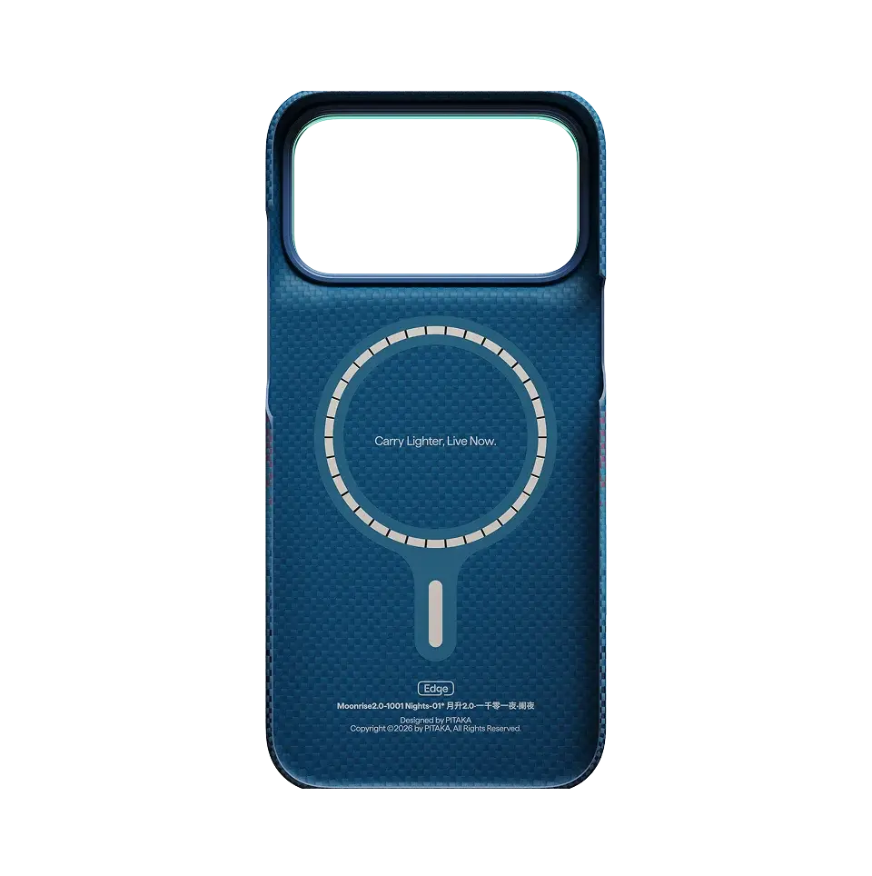 Pitaka Ultra Slim PitaTap MagSafe Case For iPhone 18 Pro / 17 Pro - Moment Moonrise