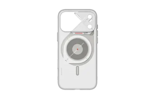 AULUMU A18 Frosted MagSafe Case Subtle Glow-in-the -Dark for iPhone 18 Pro / 17 Pro - Translucent White
