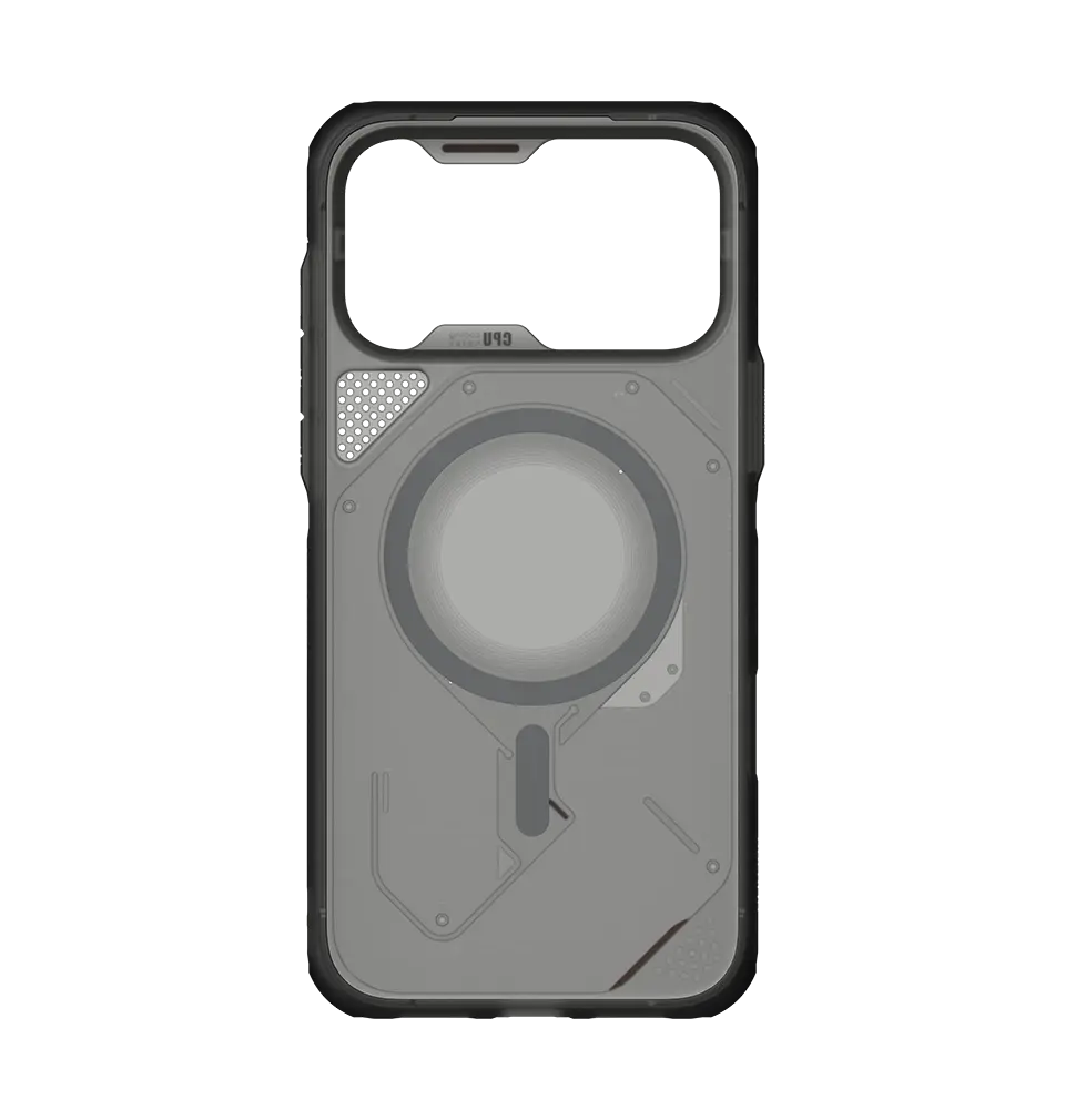 AULUMU A18 Rugged Outdoor MagSafe Case for iPhone 18 Pro / 17 Pro - Translucent Black