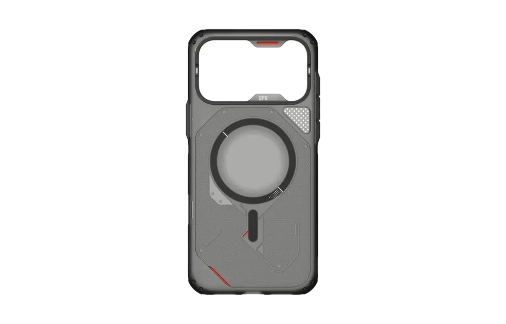 AULUMU A18 Rugged Outdoor MagSafe Case for iPhone 18 Pro / 17 Pro - Translucent Black