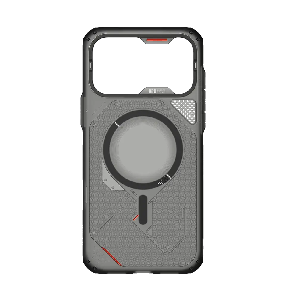 AULUMU A18 Rugged Outdoor MagSafe Case for iPhone 18 Pro / 17 Pro - Translucent Black