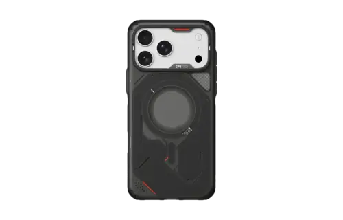 AULUMU A18 Rugged Outdoor MagSafe Case for iPhone 18 Pro / 17 Pro - Translucent Black