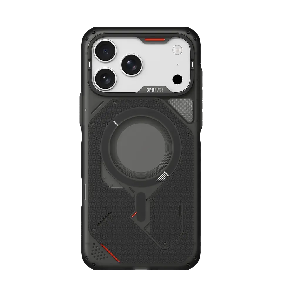AULUMU A18 Rugged Outdoor MagSafe Case for iPhone 18 Pro / 17 Pro - Translucent Black
