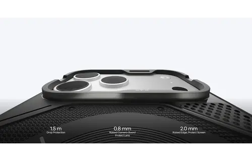 AULUMU A18 Rugged Outdoor MagSafe Case for iPhone 18 Pro / 17 Pro - Translucent Black