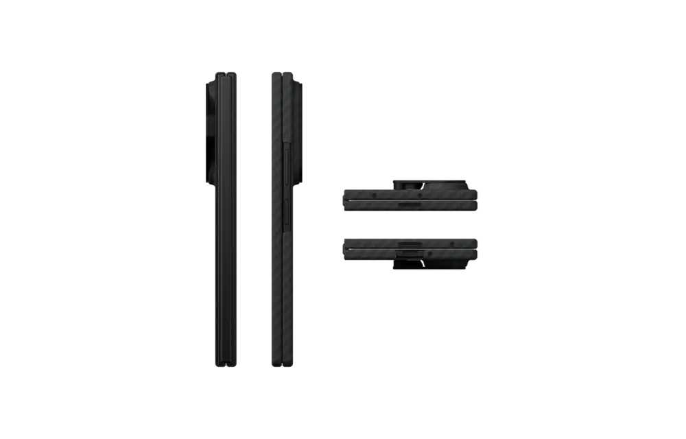 AULUMU Ultra Slim  Aramid Fiber MagSafe Case for Samsung Galaxy Fold 8 Ultra  - Black