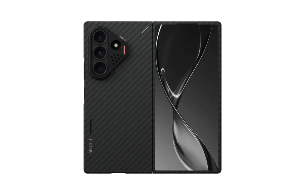 AULUMU Ultra Slim  Aramid Fiber MagSafe Case for Samsung Galaxy Fold 8 Ultra  - Black
