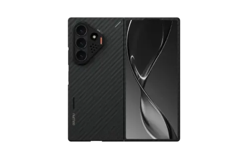 AULUMU Ultra Slim  Aramid Fiber MagSafe Case for Samsung Galaxy Fold 8 Ultra  - Black