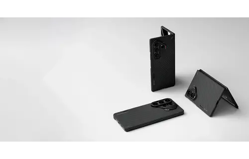 AULUMU Ultra Slim  Aramid Fiber MagSafe Case for Samsung Galaxy Fold 8 Ultra  - Black