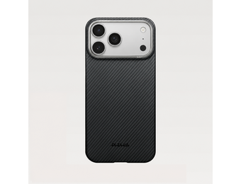 Pitaka Ultra Slim PitaTap MagSafe Case for iPhone 18 Pro Max / 17 Pro Max - Black/Grey