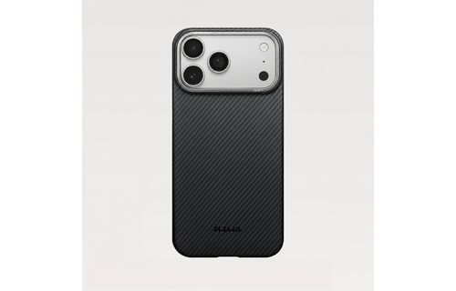 Pitaka Ultra Slim PitaTap MagSafe Case for iPhone 18 Pro Max / 17 Pro Max - Black/Grey