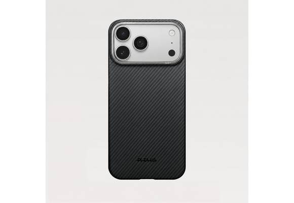 Pitaka Ultra Slim PitaTap MagSafe Case for iPhone 18 Pro Max / 17 Pro Max - Black/Grey