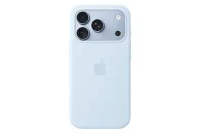 Apple iPhone 18 Pro Silicone Case with MagSafe – Crisp Blue