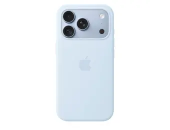 Apple iPhone 18 Pro Silicone Case with MagSafe – Crisp Blue