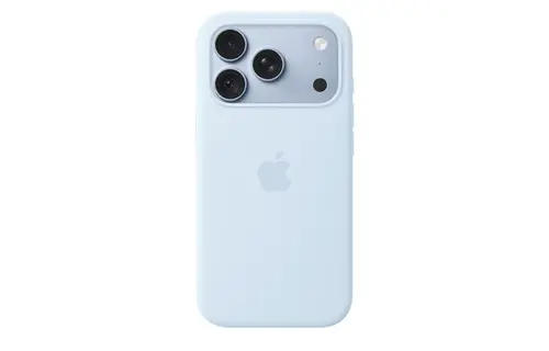 Apple iPhone 18 Pro Silicone Case with MagSafe – Crisp Blue