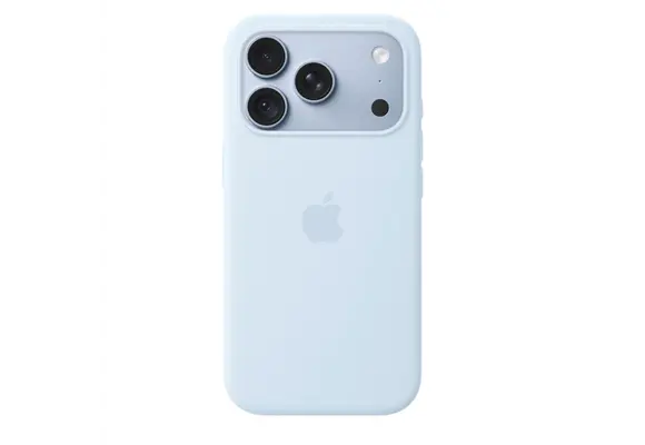 Apple iPhone 18 Pro Silicone Case with MagSafe – Crisp Blue