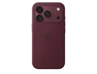 Apple iPhone 18 Pro Silicone Case with MagSafe – Burgundy