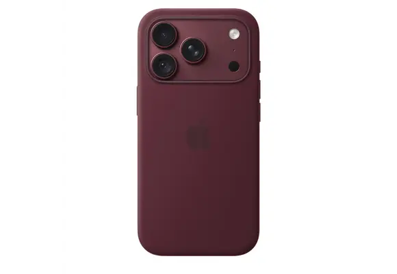 Apple iPhone 18 Pro Silicone Case with MagSafe – Burgundy