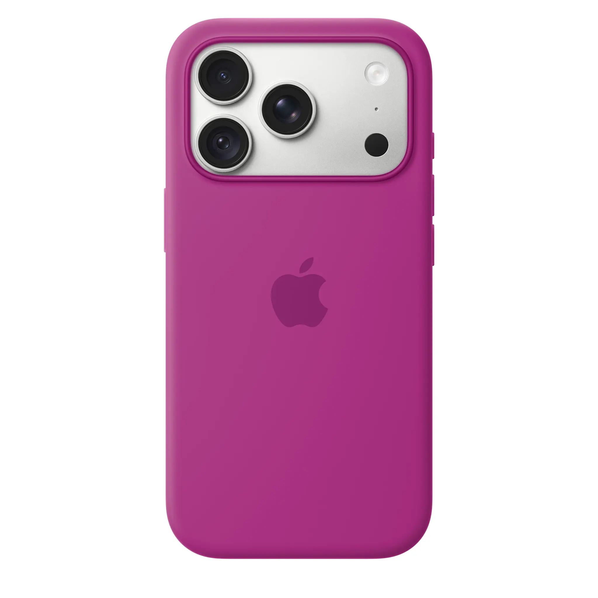 Apple iPhone 18 Pro Silicone Case with MagSafe – Magenta