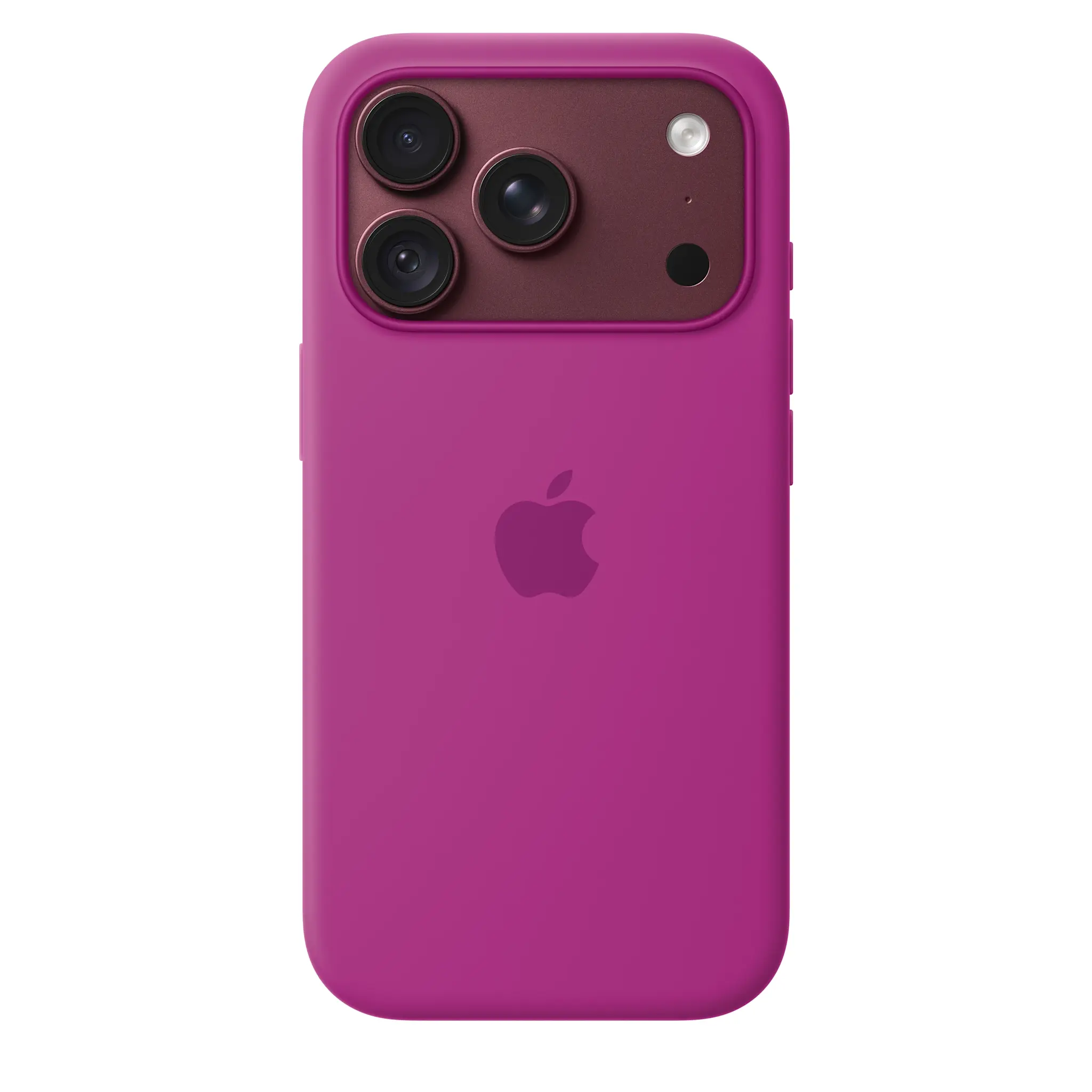 Apple iPhone 18 Pro Silicone Case with MagSafe – Magenta