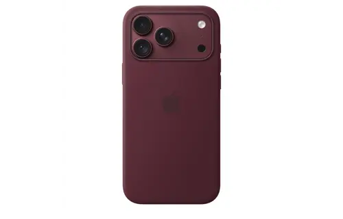 Apple iPhone 18 Pro Max Silicone Case with MagSafe – Burgundy