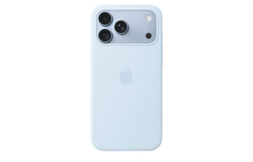 Apple iPhone 18 Pro Max Silicone Case with MagSafe – Crisp Blue