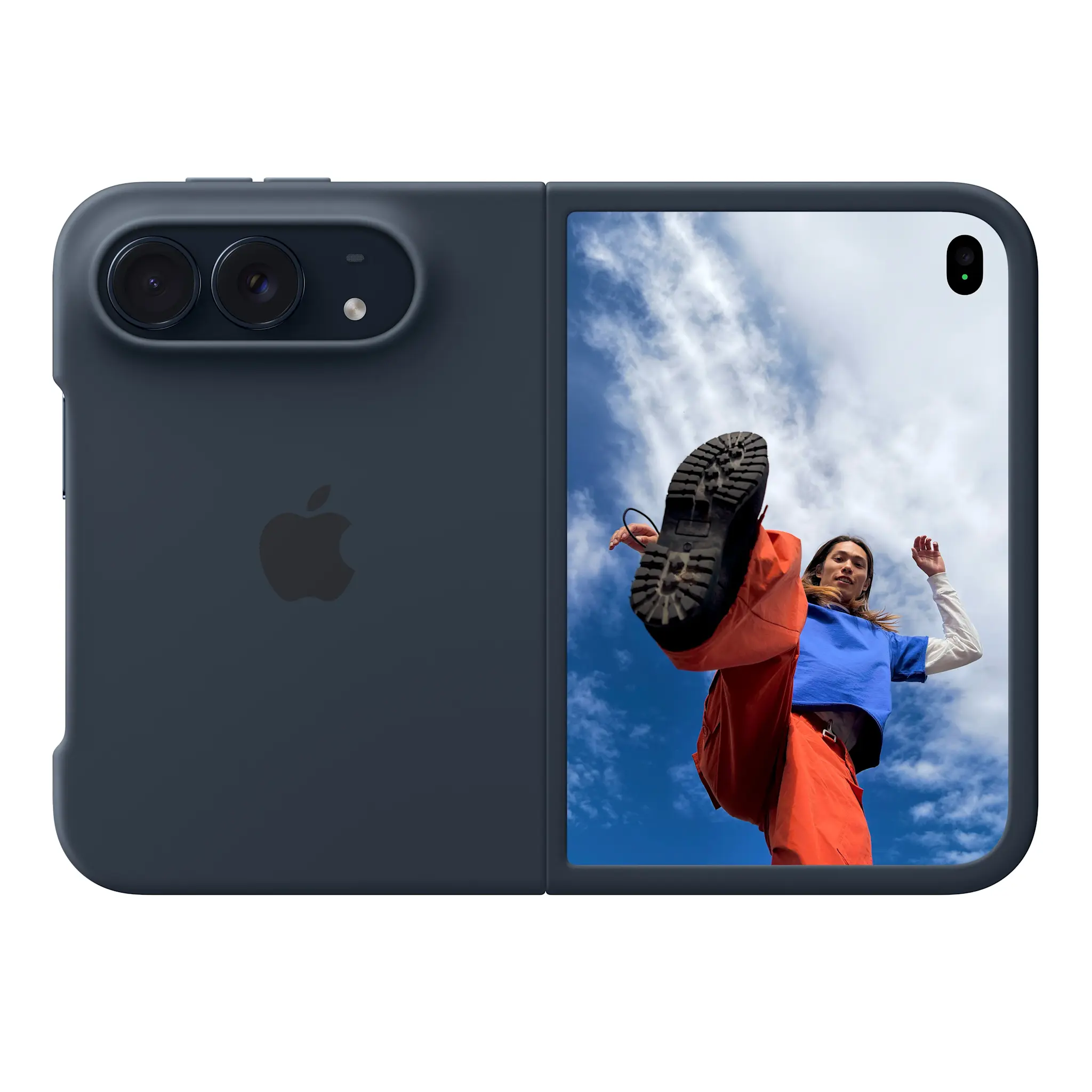 Apple iPhone Duo Silicone Case with MagSafe – Navy Blue