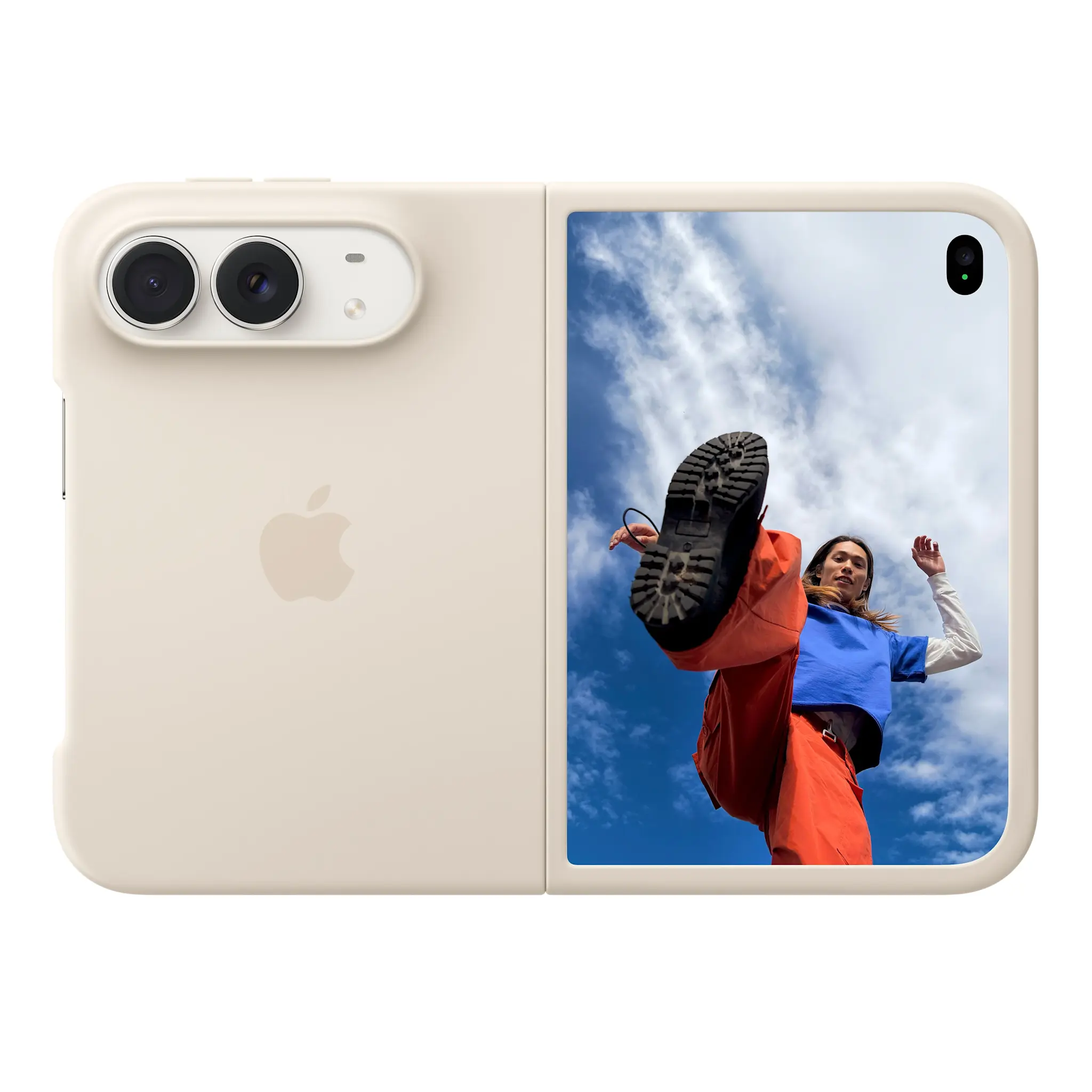 Apple iPhone Duo Silicone Case with MagSafe – Sand