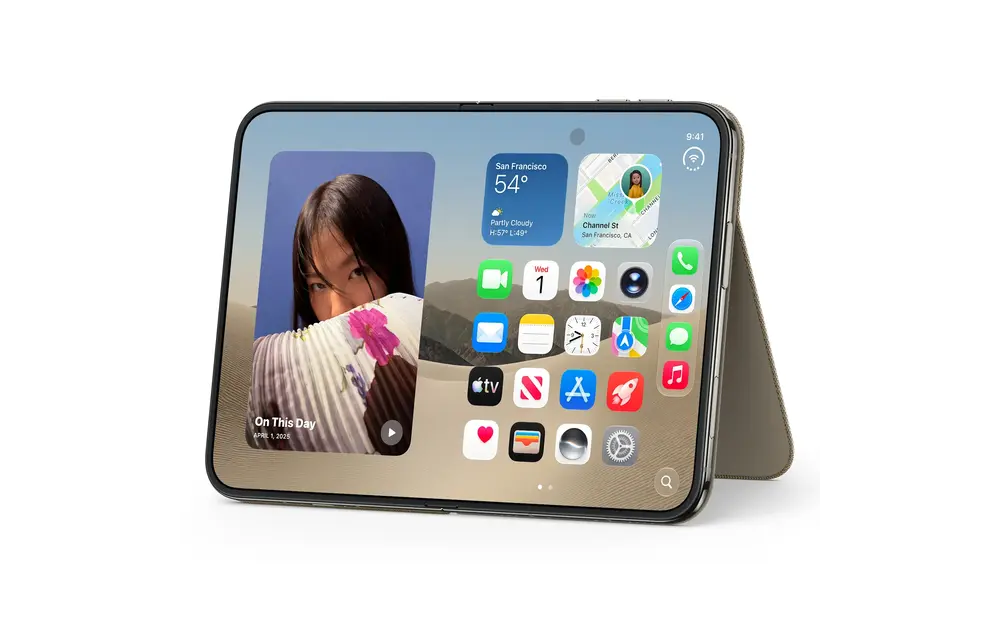 Apple iPhone Duo TechWoven Folio Case with Kickstand MagSafe – Taupe