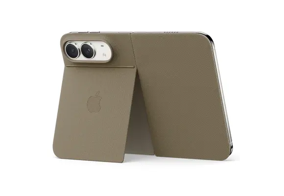 Apple iPhone Duo TechWoven Folio Case with Kickstand MagSafe –  Taupe