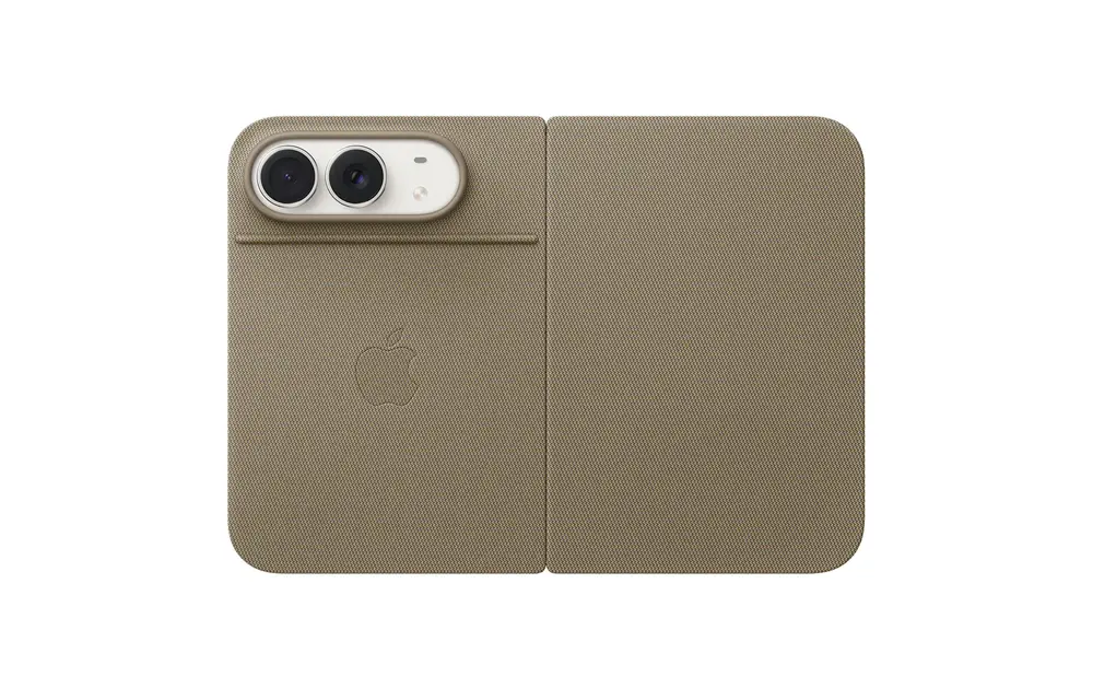 Apple iPhone Duo TechWoven Folio Case with Kickstand MagSafe – Taupe