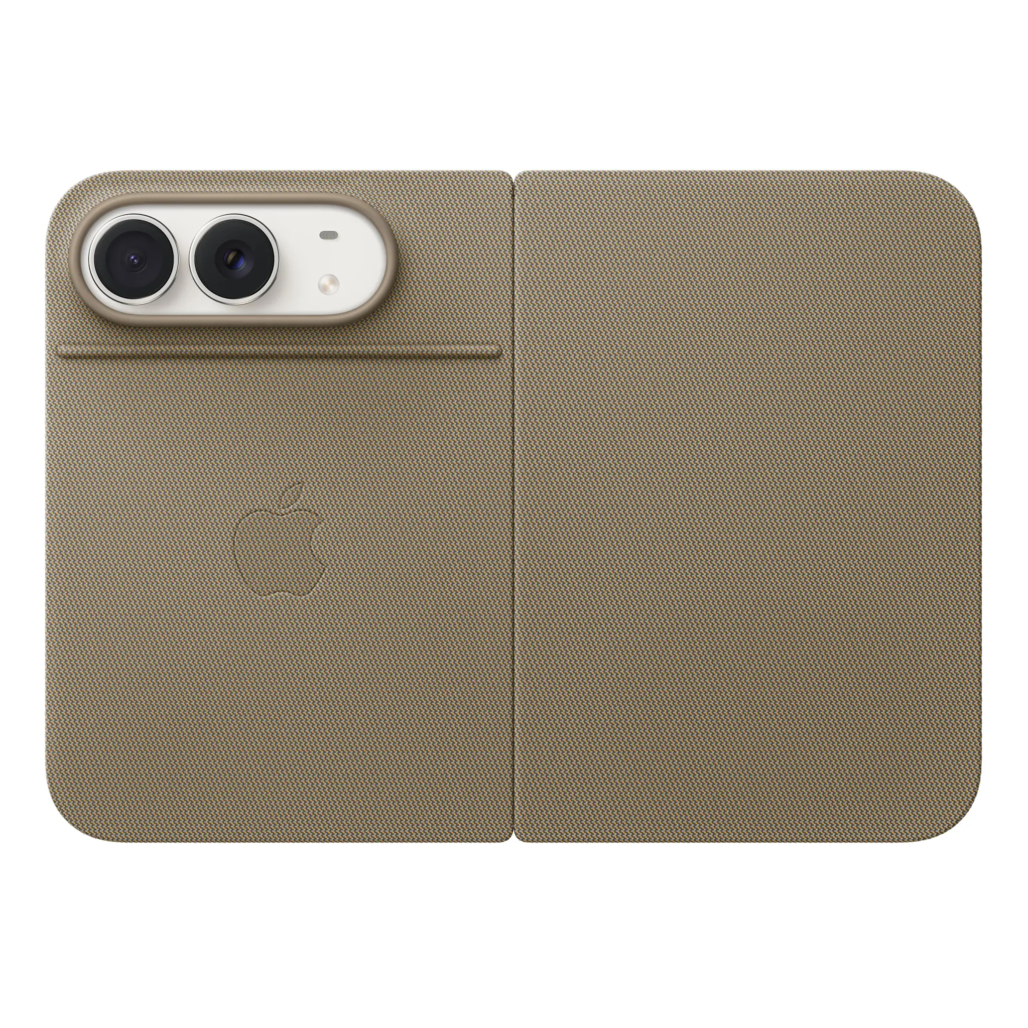 Apple iPhone Duo TechWoven Folio Case with Kickstand MagSafe – Taupe