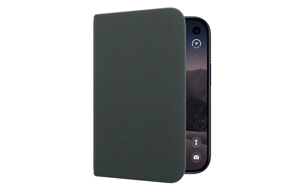 Apple iPhone Duo TechWoven Folio Case with Kickstand MagSafe – Navy Blue