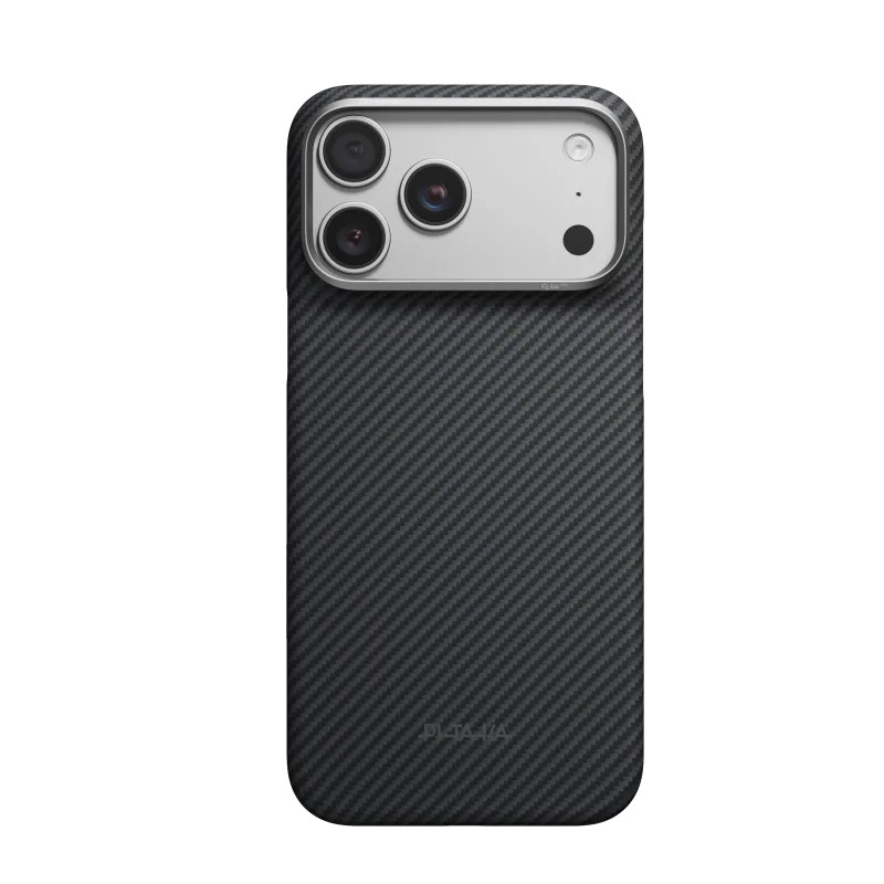 Pitaka Ultra Slim PitaTap MagSafe Case for iPhone 18 Pro Max / 17 Pro Max - Black/Grey