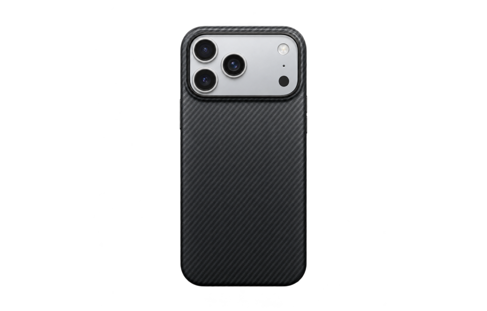 Pitaka Ultra Slim PitaTap MagSafe Case for iPhone 18 Pro / 17 Pro - Black/Grey