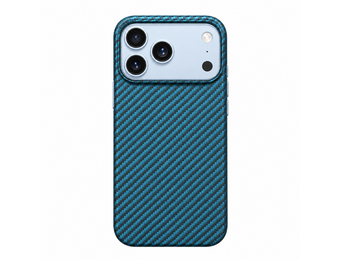 Pitaka Ultra Slim PitaTap MagSafe Case for iPhone 18 Pro / 17 Pro - Black/Blue