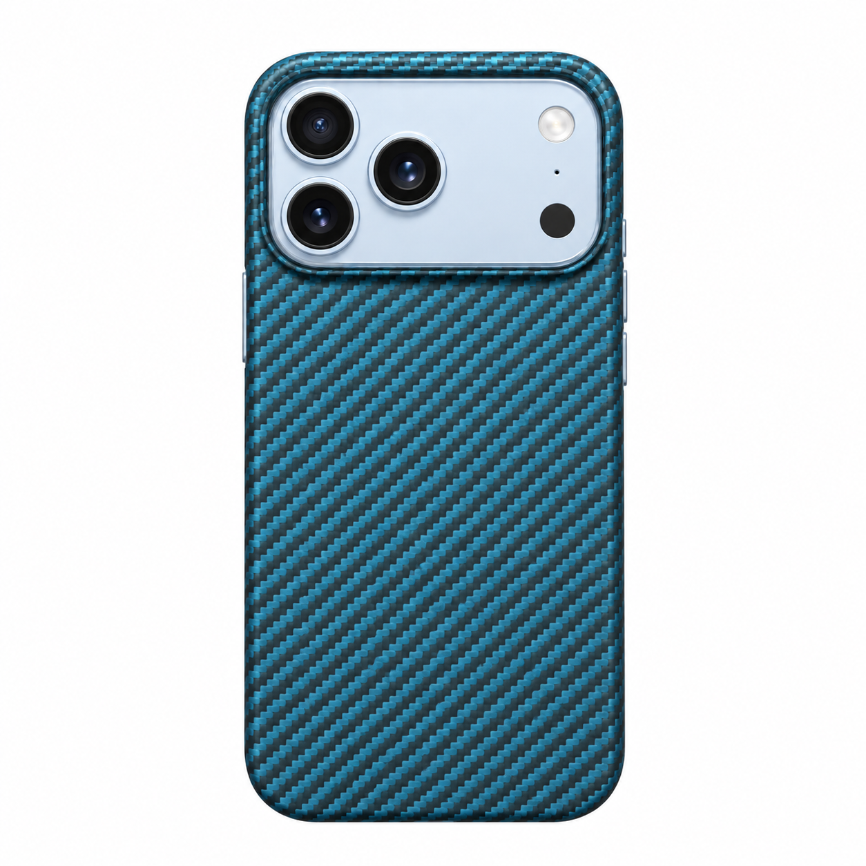 Pitaka Ultra Slim PitaTap MagSafe Case for iPhone 18 Pro / 17 Pro - Black/Blue