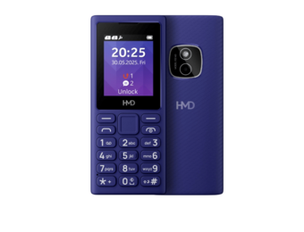 HMD 102 4G Dual SIM Feature keypad Phone with Cloud Apps - Purple