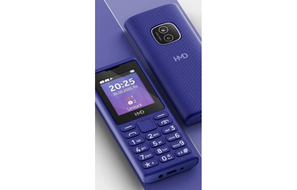 HMD 102 4G Dual SIM Feature keypad Phone with Cloud Apps - Purple