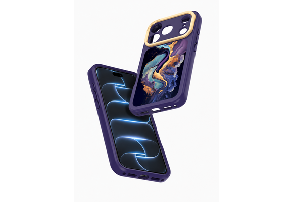 Avana Marbly With Magsafe Case for Apple iPhone 18 Pro Max / 17 Pro Max - Marbly Galaxy Glow
