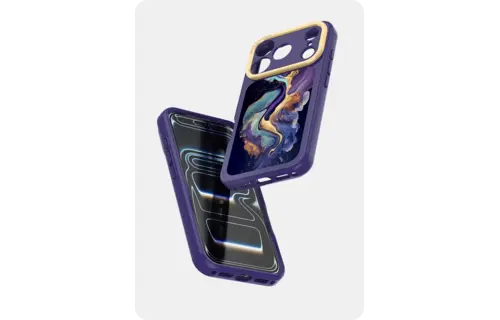 Avana Marbly With Magsafe Case for Apple iPhone 18 Pro Max / 17 Pro Max - Marbly Galaxy Glow