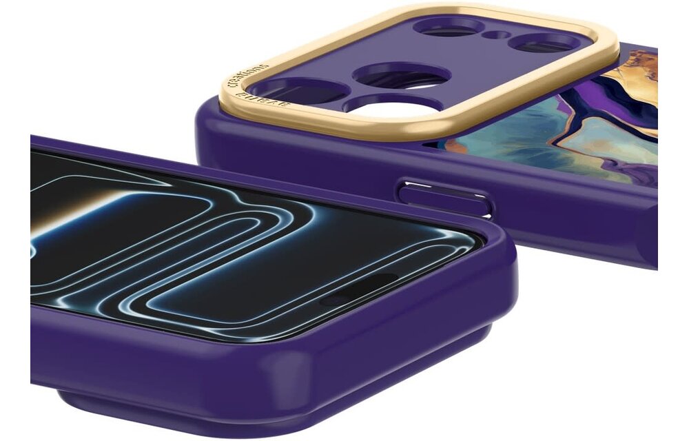 Avana Marbly With Magsafe Case for Apple iPhone 18 Pro Max / 17 Pro Max - Marbly Galaxy Glow