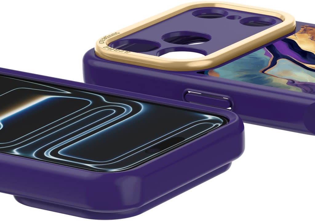 Avana Marbly With Magsafe Case for Apple iPhone 18 Pro Max / 17 Pro Max - Marbly Galaxy Glow