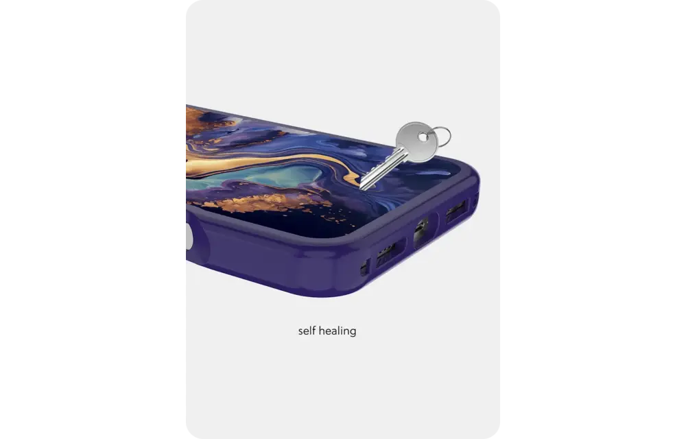 Avana Marbly With Magsafe Case for Apple iPhone 18 Pro Max / 17 Pro Max - Marbly Galaxy Glow